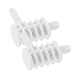 Ciieeo 2 Stück Zubehör für Blutdruckmessgerät Zubehör Armmanschettenanschluss Zubehör für Armmanschetten Anschlüsse für Armbandadapter Plastik Weiß