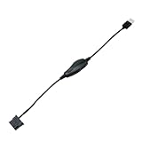 Gehäuselüfter-Adapter, 3/4-poliger PWM-USB-Konverter, ummantelter Lüfteranschluss, für Computer, Desktop, elektronische Geräte, Kühlsystem, Autowartung