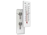 Thermometer „Schlüsselversteck“ – 2 in 1 Lösung für Temperatur und Sicherheit, Hidden Safe, Außenthermometer, Temperatur, Celsius, Fahrenheit