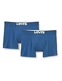 Levi's Herren Solid Basic Boxers Boxer-Shorts, Indigo, L