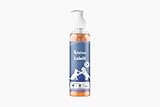 Felmo Leinöl für Hunde & Katzen (250ml) im Pumpdosierer 100% natürlich, kaltgepresst & pflanzlich - Keine künstlichen Zusätze - in Deutschland hergestellt– reich an Omega 3 und Vitamin E