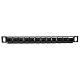 YNPQTDS Netzwerk Patch Panel 12 Port, Netzwerk 12 Port Patch Panel | Drahtmanagerhalter | Kordanagementständer für Maschinenraum, ungeschützte CAT5E/CAT6 -Kabelkabelländere