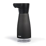 AIKE Automatischer Seifenspender Edelstahl, 420 ml Wiederaufladbar Mit USB Magnetverbinder für Küche und Badezimmer, IPX7 Wasserdicht