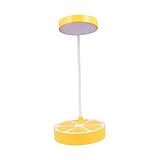 COOLHIYA Orangefarbene Led-lampe Für Schlafsaal Schreibtisch-led-lampe Schreibtischlampe Für Schlafzimmer Biegbare Nackenlampe Augenschonende Bürolampe Usb Berühren Lichtleiste Dritter Gang