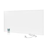 Byecold Infrarotheizung 700 Watt, Energiesparende Wandheizung Infrarot Elektrisch, Heizpanel mit integriertem Thermostat, CO₂ freier Betrieb, Elektroheizung für Wohnzimmer & Schlafzimmer