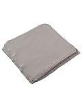 YGMNQAL Putzlappen 100 Stück weiß 14 x 14 cm Sublimations-Mikrofaser-Reinigungstuch Brillenputztuch Bildschirm Linsentuch schwarz grau(Grey)