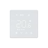 Intelligenter WLAN-Thermostat For Gasheizungen, Batteriebetriebener Raumthermostat, Temperaturregler(V9BW-White)