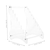 JECOMPRIS Küchenmesserhalter aus Transparentes Messerdisplay für Praktische Aufbewahrung der Arbeitsplatte für Ordentliche und Kücheneinrichtung