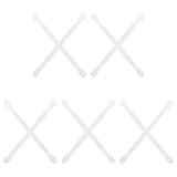 POPETPOP 10 Stück Nagelhautschieber Doppelseitiger Nagelschaber aus Kunststoff Gel Nagellackentferner für Finger und Zehennägel Nagelhautpflege Werkzeug für Maniküre und Pediküre