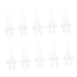 COLLBATH 10St Ohrreinigungsdüse ear wash ohrentropfen Ohrenpflege ear bud Ohrenreiniger Ersatz-Ohrspülspitzen werkzeug Ersatzschlauch für Ohrspüler Nützliche Tipps zum Ohrenwaschen PVC