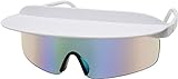 Urban Classics Unisex Visor Sunglasses Sonnenbrille, White, one Size