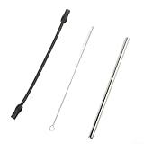 Kaffeemaschine Milchschlauch Reinigung Zubehör Set mit Silikonschlauch Edelstahl Milchrohr Reinigungsbürste für Bosch VeroAroma Kaffeevollautomat