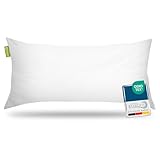 Beautissu Allergiker Kopfkissen 40x80 cm – Mikrofaser Steppkissen 800g Weiche Füllung – 60° Waschbares Schlafkissen Oeko-TEX – Pillow Kissen 40x80 – Sofa Deko Polster Kissen Bett BeauNuit NK