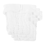 Vaguelly 3 Stück Windelhosen Für Babys Stoffwindeln Für Neugeborene Bio-windeln Für Neugeborene Babywindeln Aus Stoff Wiederverwendbare Babywindeln Weiß Reine Baumwolle