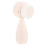 WRITWAA Gesichtsreinigungsbürste aus Weichen Faserborsten Tragbar für Zuhause oder Unterwegs Sanfte Gesichtsreinigung und Peeling alle Hauttypen