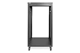 DIGITUS Universal 19-Zoll Equipment Rack - 21HE - unmontiert - Audio-Video-Zubehör - Audio-Rack - Traglast 136 kg - mit Rollen - schwarz