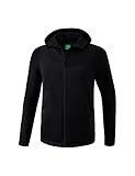 Erima Kinder Performance Softshell Jacke, schwarz, 164