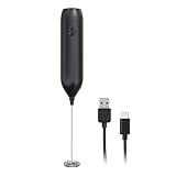 Hand-Milchaufschäumer, wiederaufladbarer elektrischer Mixer, Mini-Schäumer für Kaffee, Matcha und Getränke, ergonomisches Design, Typ-C-Aufladung, leiser Betrieb, tragbar und stilvoll