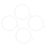 Mikikit 4 Stück Teiliges Pe schaumverlängerungsrohr Flexible Sprühdüsen für Montageschaum Wiederverwendbare Abdichtungsdüsen Kompatibel mit Führenden DIY sprühschaummarken für Heimwerker