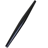 Toyvian Holz Nudelholz Fischbäuchig 25X24cm Teigroller für Küche Backen Glatt Poliert Antihaftend Leicht zu Reinigen für Süßen Herzhaften Teig