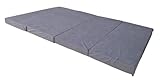 Natalia Spzoo – Doppel Klappmatratze 200 x 120 x 8 cm – Faltbare Matratze für erholsamen Schlaf – Vielseitige Gästematratze und Bodenmatratze (1008)