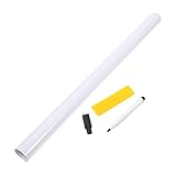 HOMSFOU 1 Satz Whiteboard -aufkleber Groß Klassenzimmer Planke Whiteboards Zeichnung Kreidebrett Tafel Schwarz Wände Aufkleberpapier Aufkleberbrett Whiteboard-zubehör Weiß Plastik