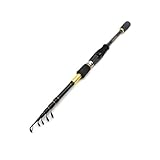 zhangrui1888 Angelrute Carbon Rod M Power Köder 7g -28g Tragbare Teleskop Angelrute Angelgerät Meeresrute(1.8m)