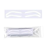 Augenbrauenaufkleber | Augenbrauen Shaper Schablonen-Set für Frauen | 50 Paar professionelle Schablonen mit Klebebandkleber für einfaches Auftragen von Tönung und Make-up Airbrush