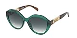 Tous Damen Sunglasses Stob90 Shiny Transp.Green 55/18/140 Sonnenbrille, Glänzend Transp.grün