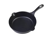 VICTORIA Bratpfanne Emaillierte Gusseisenpfanne Induction 20cm Bratpfanne Geeignet für Feuer, Grill, Backofen, Ceranfeld, Gas, Cast Iron Skillet, Toxic Free Kochgeschirr ohne PTFE oder PFOA