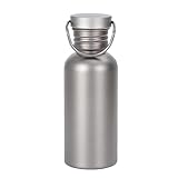 Titanium Sportflasche - Leichte Metallgetränkflasche, Tragbare Titan -Wasserflasche, Leckere Fahrradflasche, Haltbarer Hydratationsbehälter Im Freien | Fitness Der Campingreise Für Wanderfahrten