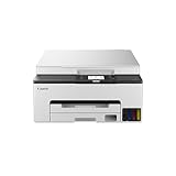 Canon MAXIFY GX1050 Tintenstrahldrucker 3-in-1 Multifunktionsdrucker MegaTank (Drucker, Scanner, Kopierer, WLAN, Cloud, Duplexdruck, 250 Blatt Kassette, Hohe Druckgeschwindigkeit, Tintentank) weiß