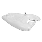 Hemobllo Aufblasbares Haarwaschbecken für Bettlägerige mit Weichem Nackenpolster Tragbares Shampoo becken für Pflegebedürftige Schwangere und Senioren Komfortables Kopfwaschbecken