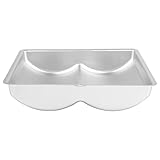 Multizenic Kuchenform in Buchform, Backform aus Aluminiumlegierung, Antihaftbeschichtung für einfaches Entformen, lebensmittelechtes Material mit Loch zum Aufhängen, für selbstgemachte