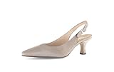 Gabor Damen Slingpumps, Frauen Absatzschuhe,Ausgehschuhe,Abendschuhe,Court Shoes,Slingback,knöchelriemchen,high Heels,Visone,40 EU / 6.5 UK