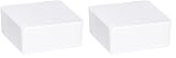 WENKO Nachfüller Raumentfeuchter Cube, Nachfüllpack für Luftentfeuchter, reduziert Schimmel & Gerüche, 500 g Granulatblock, sofortige Wirkung bis zu 2 Monate, 10 x 5 x 10 cm, Weiß (Packung mit 2)