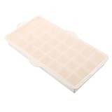Alipis Silikon-eiswürfelform Mit Deckel Eiswürfelbehälter Für Den Gefrierschrank Multi Eiswürfelform Mit Lustigen Formen Wiederverwendbar Eiswürfelschale Tablett Beige Kieselgel
