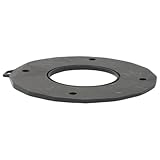 HORI Terrassenpads | Unterlagen | Gummi Pads | Stelzlager Pad | Gummigranulat Rolle | Sicherungsband | Terrasse | Diele | Garten | 160 x 160 x 6 mm