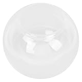 DOITOOL Transparenter Runder Glasschirm Ø Einfache Lampenabdeckung Stilvoller Lampenschirm aus Glas Dekorativ und Warmes Licht für Decken Tischlampen für Wohnräume