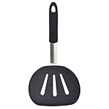 SustVita Silikon-Pfannkuchenwender mit breiter, flexibler Kante zum einfachen Wenden, ein hitzebeständiger Küchenspatel für Eier, Fisch und Crêpes auf antihaftbeschichteten Pfannen
