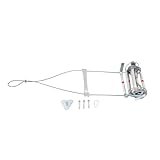 Rettungsleiter Feuerleiter aus Stahl und Aluminiumlegierung ca. 200kg Tragfähigkeit für Katastrophen Evakuierungen Rettungsaktionen Usw (5M)