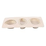 ARTIBETTER 1 Stück Silikon Seifenform mit Kavitäten Wiederverwendbare Gießform im Cobblestone Design für Diy Seifenherstellung Hautfreundlich und Leicht zu Entformen für