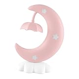 Angoily LED Mondlampe Nachttischlampe mit Zwei Helligkeitsstufen Wiederaufladbar Dekorative Nachttischlampe für Kinderzimmer Schlafzimmer Tischlampe Kreative Geschenkidee