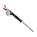 MAGICLULU Fülldüse Für Autoreifen Reifendruckmesser Gerät Monitor Reifenfüller Mit Manometer Tragbar Reifendruckprüfer Mit Schlauch Notfall Fahrrad Reifenfüller Und Dichtmittel Pumpe Eisen