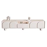 Generisch TV -Schrank, Unterhaltungszentrum Medienkonsole, TV -Schrank mit Stauraum, Zwei Seitenschranktüren + Mittelschublade, Aufbewahrung großer Kapazität, geeignet für Wohnzimmer, Schlafzimmer