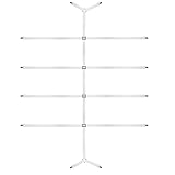 SUNRIZ Bettlakenspanner Verstellbare, Elastische Matratzenhalter mit 12 Metallklammern, Anti-Falten Spannbettlaken Halter, Spanngurte für Spannbettlaken und Topper (Weiße)