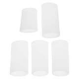 Sosoport 5 Stück Silikon Fingerschutz Hüllen Frostschutz Fingerschutzhüllen Gelenkschutz Transparent für Schreiben Büro und Outdoor