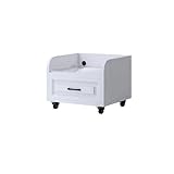 GRFIT Druckerständer Universal-Rad-Drucker-Schubladenschrank, bodenstehender Büro-Aktenschrank, mobil, unter dem Schreibtisch, Druckerregal-Platzierungsschrank Druckerhalter (Color : A, Size : M)