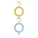 Moreeulsi Hutablage, 2er-Set, Hutständer, platzsparender Organizer, Haken, multifunktionale Schrankorganisation für Schals, Krawatten, Kopfhörer