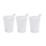 Medi-Inn+ Schnabelbecher Set - 3 Stück, mit Trinköffnung 12 x 10 mm, transparent, Kunststoff – Ideal für Kinder und Senioren